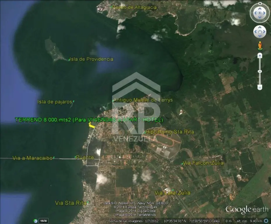PLT-005 Terreno en Venta en Santa Rita Palmarejo, Zulia