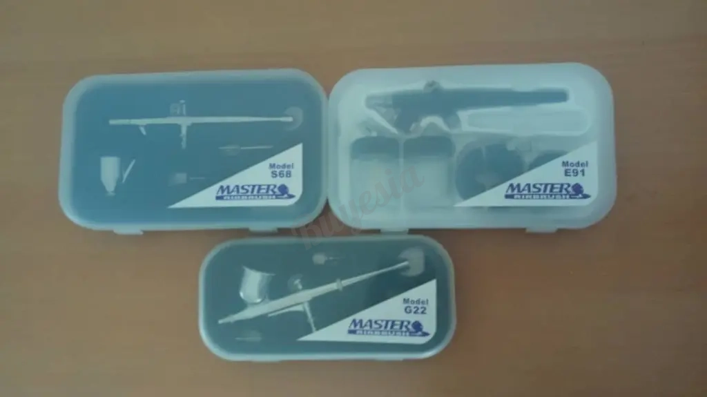 Master Airbrush Aerografo Profesional + Set De 54 Tintas