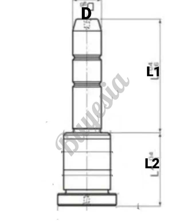 Guías o columnas para moldes de inyeccion.