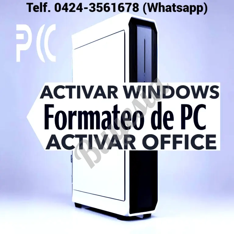 Reparación de Computadoras PC, Laptop, Formateo Pc Windows , Ofiice.